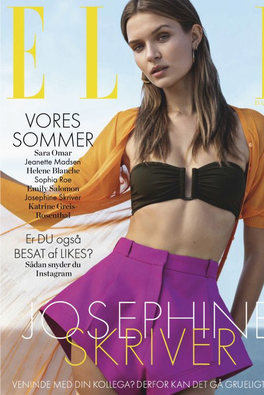 JOSEPHINE SKRIVER in Elle Magazine, Denmark July 2019