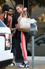 JOSEPHINE SKRIVER Leaves Dogpound Gym in Los Angeles 06/15/2019