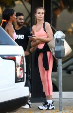 JOSEPHINE SKRIVER Leaves Dogpound Gym in Los Angeles 06/15/2019