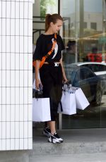 JOSEPHINE SKRIVER Shopping at John Elliot Store in West Hollywood 06/03/2019