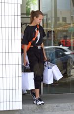 JOSEPHINE SKRIVER Shopping at John Elliot Store in West Hollywood 06/03/2019