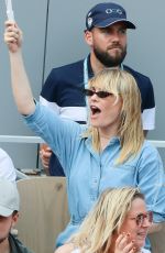 JOY ESTHER and Andrea Condorelli at 2019 French Tennis Open at Roland Garros in Paris 06/04/2019