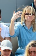 JOY ESTHER and Andrea Condorelli at 2019 French Tennis Open at Roland Garros in Paris 06/04/2019