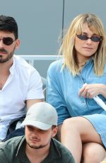 JOY ESTHER and Andrea Condorelli at 2019 French Tennis Open at Roland Garros in Paris 06/04/2019