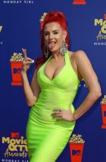 JUSTINA VALENTINE at 2019 MTV Movie & TV Awards in Los Angeles 06/15/2019