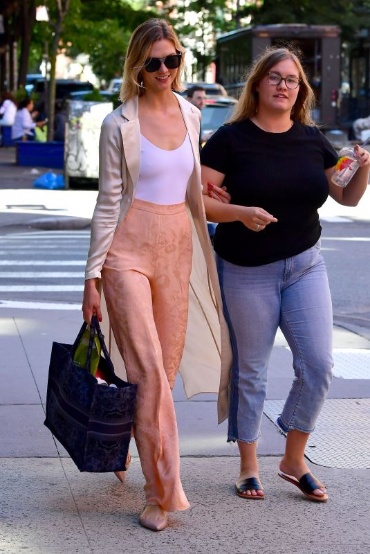 KARLIE KLOSS Out and About in New York 06/11/2019