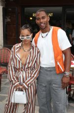 KARRUECHE TRAN and Victor Cruz at Louis Vuitton Menswear Spring/Summer 2020 Show in Paris 06/20/2019
