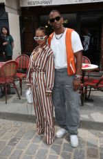 KARRUECHE TRAN and Victor Cruz at Louis Vuitton Menswear Spring/Summer 2020 Show in Paris 06/20/2019