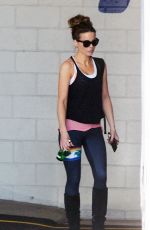 KATE BECKINSALE Leaves Gym in Los Angeles 06/12/2019