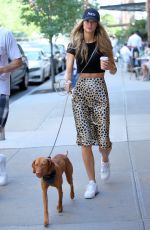 KATE BOCK Out with Her Dog in New York 06/23/2019