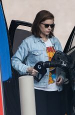 KATE MARA at a Gas Station in Beverly Hills 06/25/2019