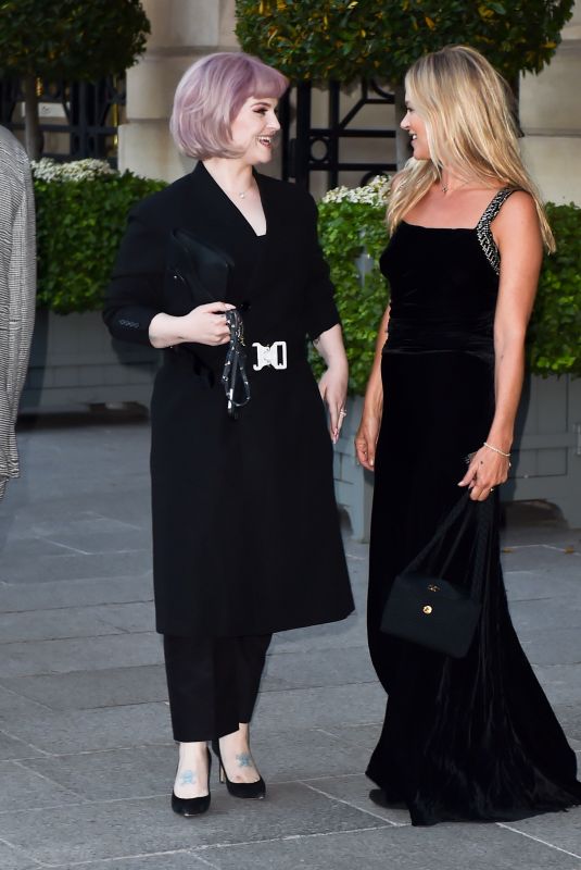 KATE MOSS and KELLY OSBOURNE Out and About in Paris 06/21/2019
