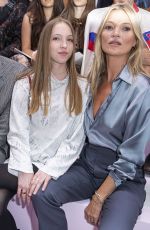KATE MOSS and LILA GRACE MOOS HACK at Dior Show at Paris Fashion Week 06/21/2019