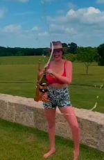 KATE UPTON Popping Champagne - 06/10/2019 Instagram Pictures and Video