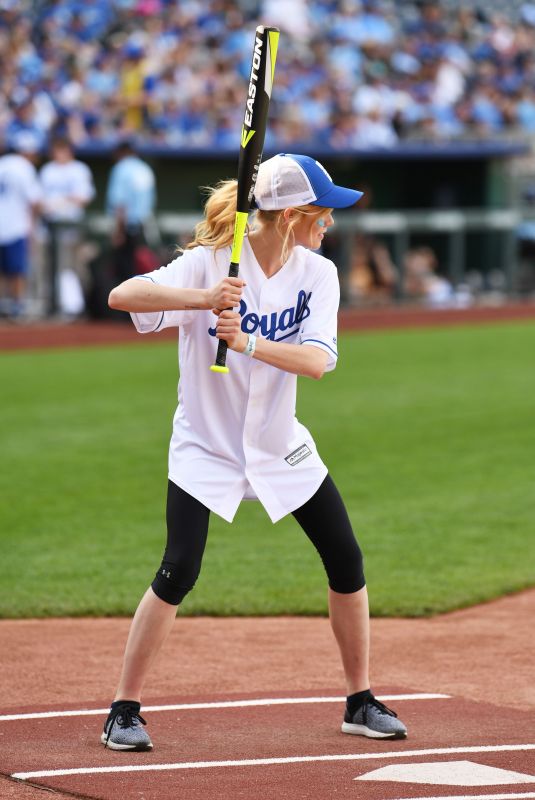 KATHERINE MCNAMARA at Big Slick 2019 Softball Game in Kansas City 06/07/2019