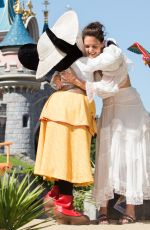 KATIE HOLMES at Jungle Book Jive Photocall at Lion King Festival at Disneyland Paris 06/29/2019