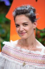 KATIE HOLMES at Jungle Book Jive Photocall at Lion King Festival at Disneyland Paris 06/29/2019