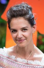 KATIE HOLMES at Jungle Book Jive Photocall at Lion King Festival at Disneyland Paris 06/29/2019