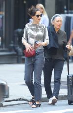 KATIE HOLMES Out in New York 05/31/2019