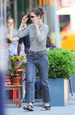KATIE HOLMES Out in New York 05/31/2019