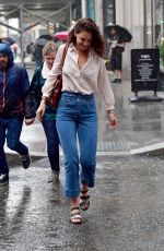 KATIE HOLMES Out in New York 06/18/2019