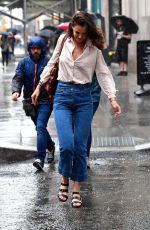 KATIE HOLMES Out in New York 06/18/2019