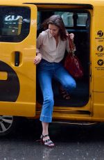 KATIE HOLMES Out in New York 06/18/2019
