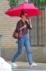 KATIE HOLMES Out in New York 06/20/2019