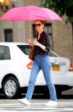 KATIE HOLMES Out in New York 06/20/2019