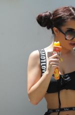 KATIE SALMON at a Photoshoot for Her Fans Site in Marbella 06/18/2019