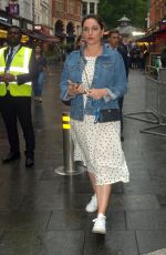 KELLY BROOK Arrives at Global Radio in London 06/18/2019