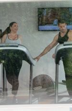 KELLY BROOK Workout at a Gym in Kent 06/09/2019