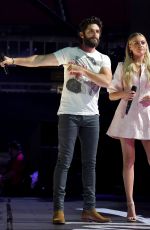 KELSEA BALLERINI and Thomas Rhett Performs at 2019 CMA Music Festival in Nashville 06/07/2019