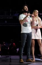 KELSEA BALLERINI and Thomas Rhett Performs at 2019 CMA Music Festival in Nashville 06/07/2019