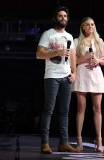 KELSEA BALLERINI and Thomas Rhett Performs at 2019 CMA Music Festival in Nashville 06/07/2019