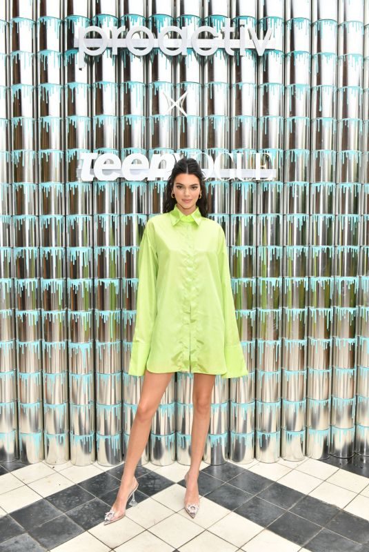 KENDALL JENNER at Paint Positivity: Because Words Matter Event in New York 06/20/2019