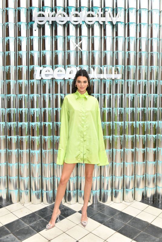 KENDALL JENNER at Paint Positivity: Because Words Matter Event in New York 06/20/2019