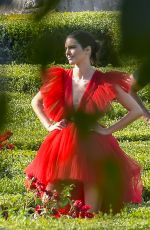KENDALL JENNER on the Set of a Photoshoot in Rome 06/04/2019