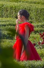 KENDALL JENNER on the Set of a Photoshoot in Rome 06/04/2019