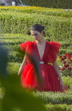 KENDALL JENNER on the Set of a Photoshoot in Rome 06/04/2019