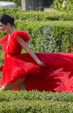KENDALL JENNER on the Set of a Photoshoot in Rome 06/04/2019
