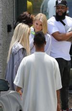 KHLOE KARDASHIAN at Kanye West