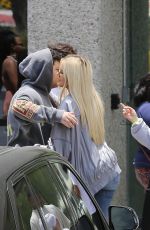KHLOE KARDASHIAN at Kanye West
