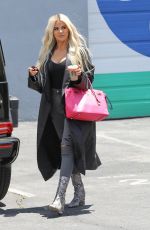 KHLOE KARDASHIAN Leaves a Studio in Calabasas 06/17/2019
