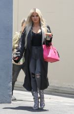 KHLOE KARDASHIAN Leaves a Studio in Calabasas 06/17/2019