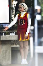 KIERNAN SHIPKA on the Set of Chilling Adventures of Sabrina in Vancouver 06/12/2019