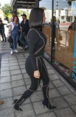 KIM and KOURTNEY KARDASHIAN at Cafe Gratitude in Los Angeles 06/05/2019