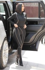 KIM and KOURTNEY KARDASHIAN at Cafe Gratitude in Los Angeles 06/05/2019