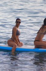 KIM and KOURTNEY KARDASHIAN in Bikinis on Vacation in Costa Rica 06/20/2019