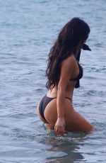 KIM and KOURTNEY KARDASHIAN in Bikinis on Vacation in Costa Rica 06/20/2019